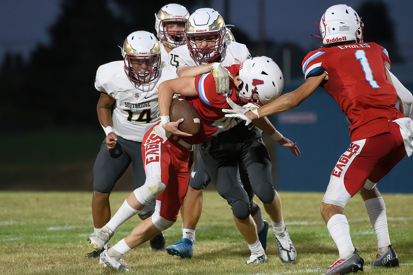 Southridge Centennial football Ken Waz 45